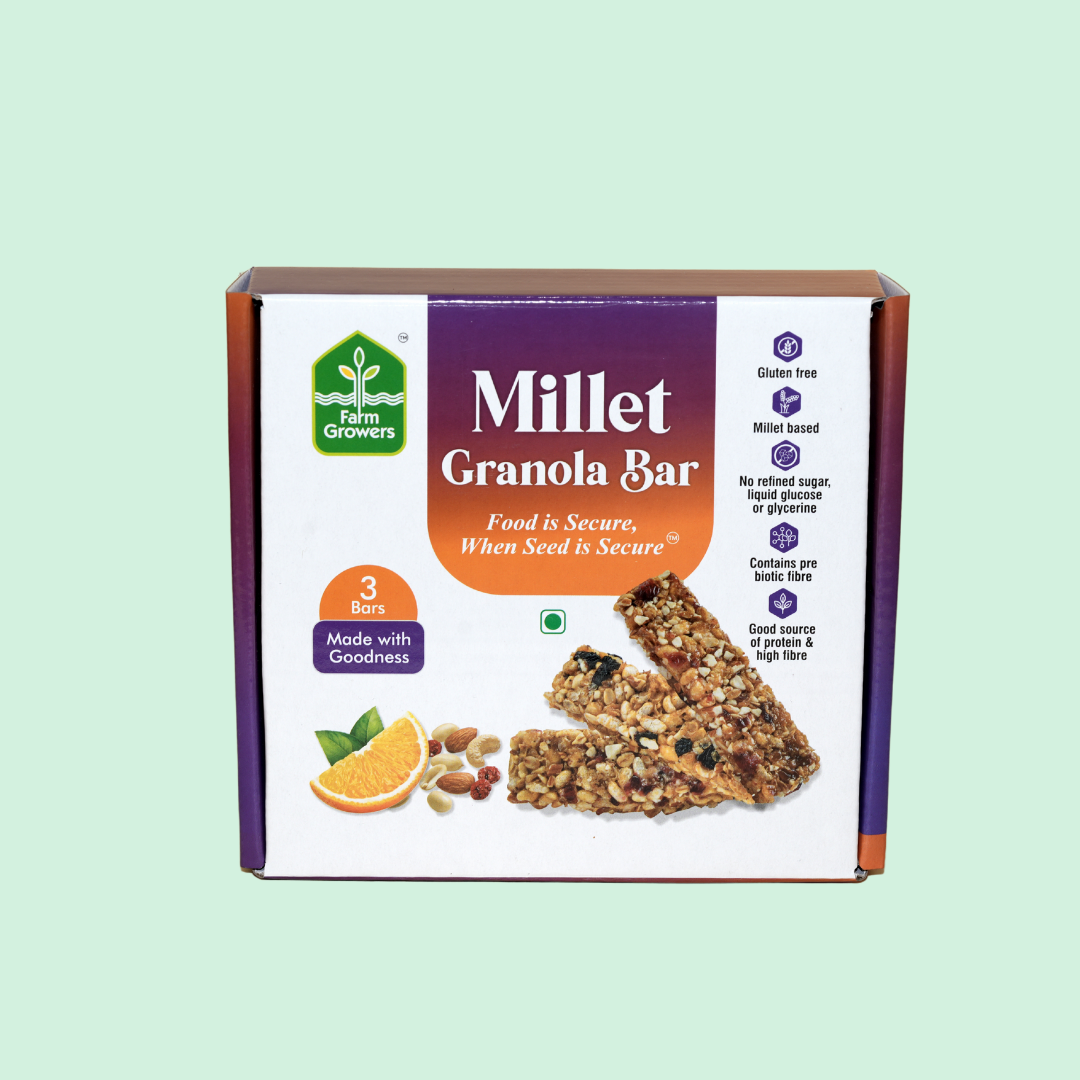 Crunchy Millet Granola Bars – Pack of 3 (105 gms)