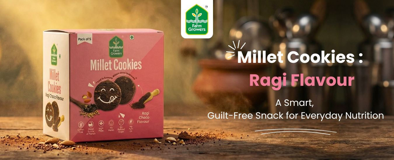 Millet Cookies – Ragi Flavour: A Smart, Guilt-Free Snack for Everyday Nutrition