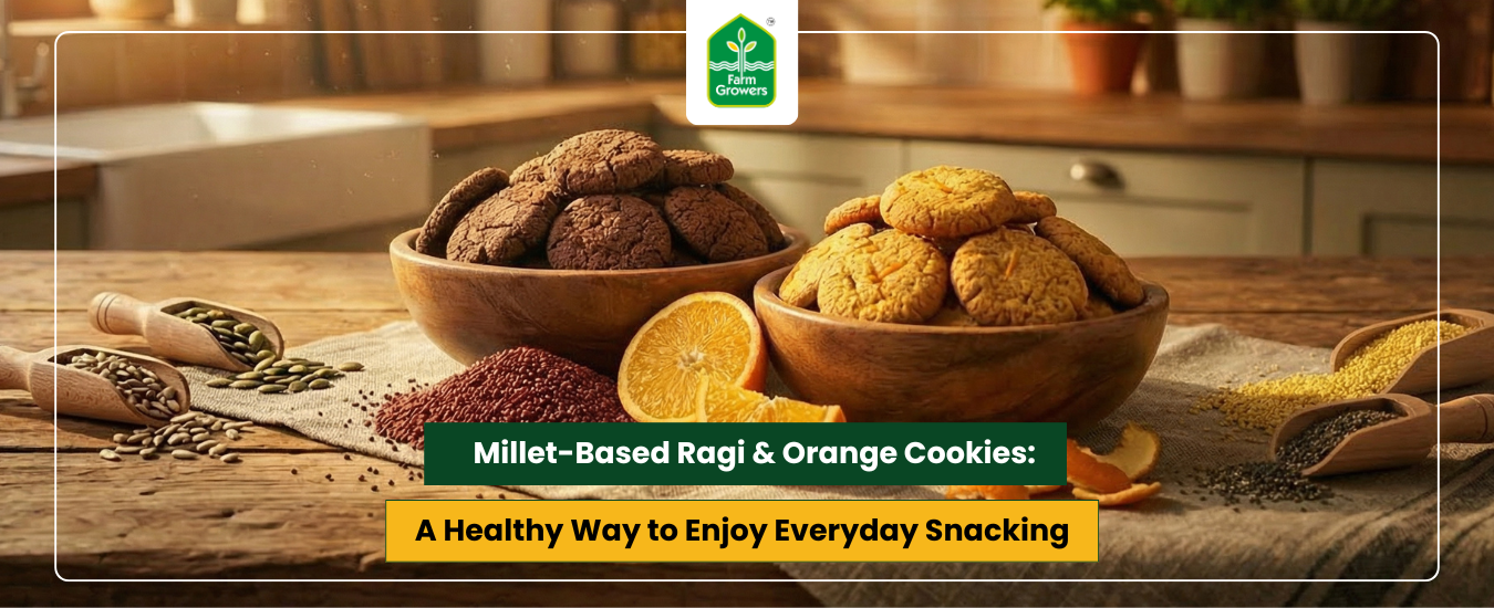 Millet-Based Ragi & Orange Cookies: A Healthy Way to Enjoy Everyday Snacking