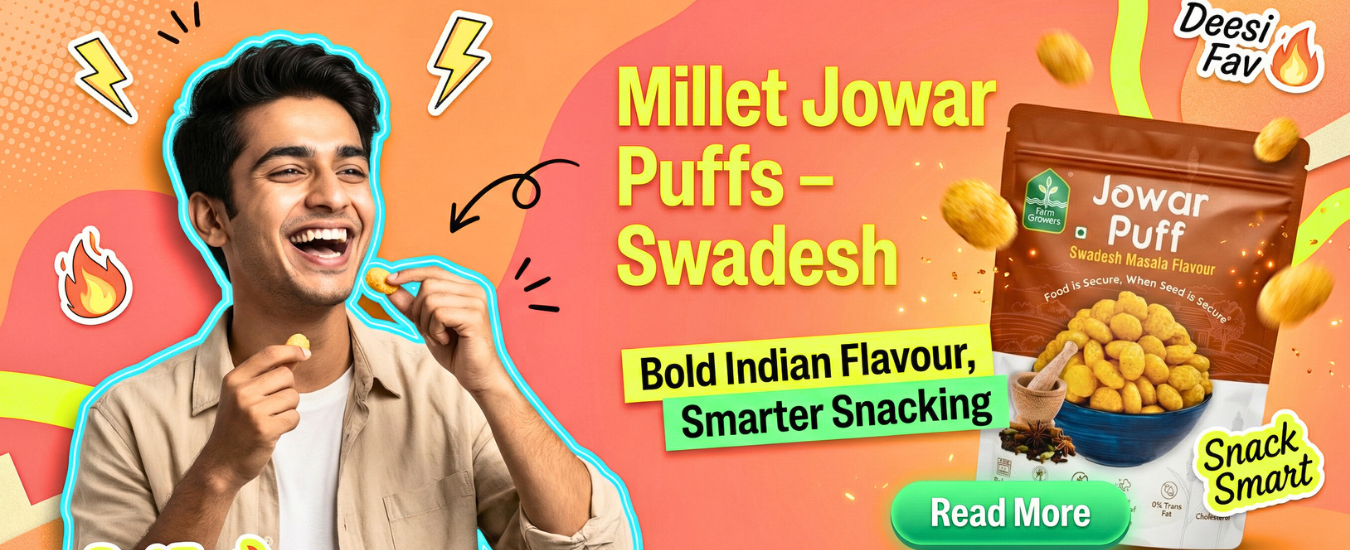 Millet Jowar Puffs – Swadesh Masala: Bold Indian Flavour, Smarter Snacking