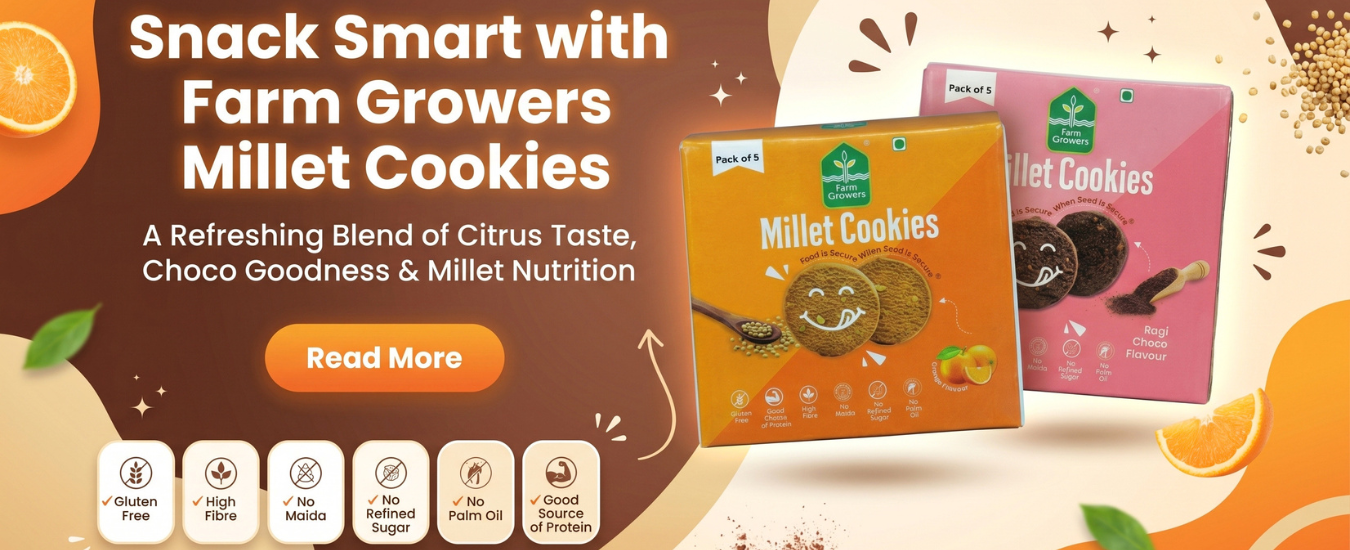 Farm Growers Millet Cookies The Perfect Blend of Health, Taste & Crunch