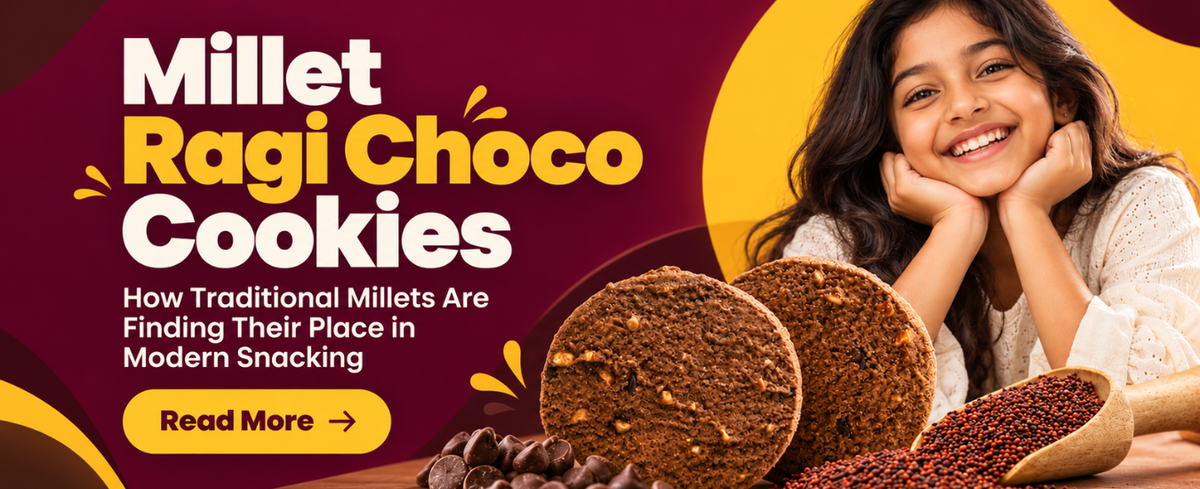 Ragi Choco Cookies: How Traditional Millets Are Finding Their Place in Modern Snacking