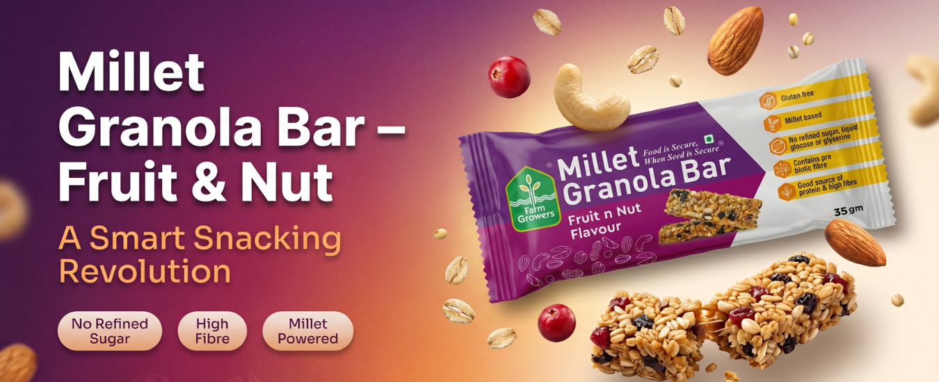 Millet Granola Bar – Fruit & Nut: A Smart Snacking Revolution