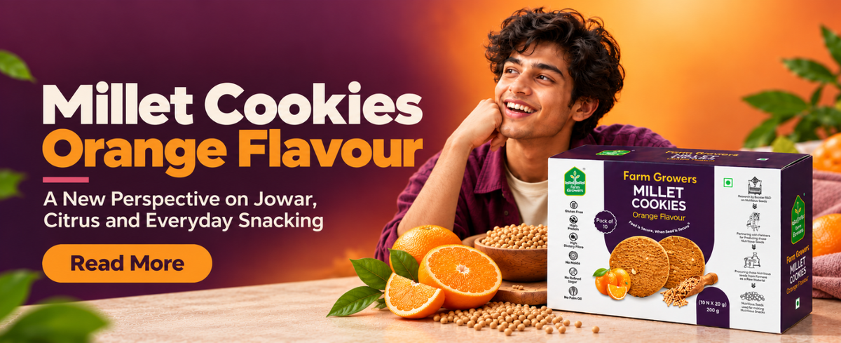 Millet Cookies – Orange Flavour: A New Perspective on Jowar, Citrus and Everyday Snacking