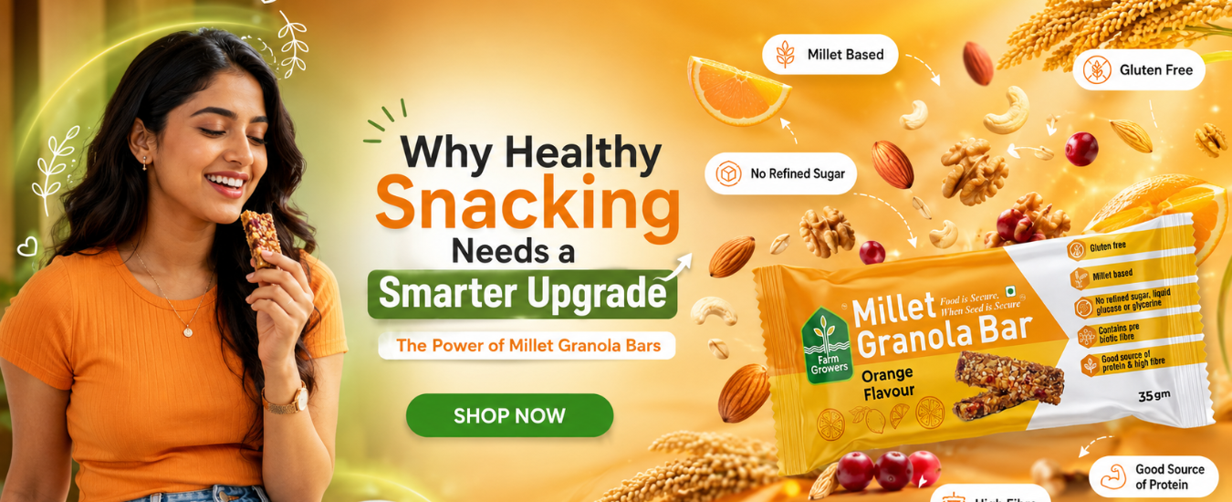 Why Healthy Snacking Needs a Smarter Upgrade: The Power of Millet Granola Bars