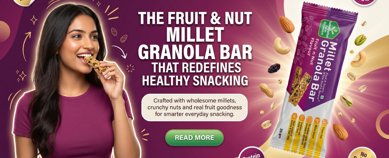 The Fruit & Nut Millet Granola Bar That Redefines Healthy Snacking
