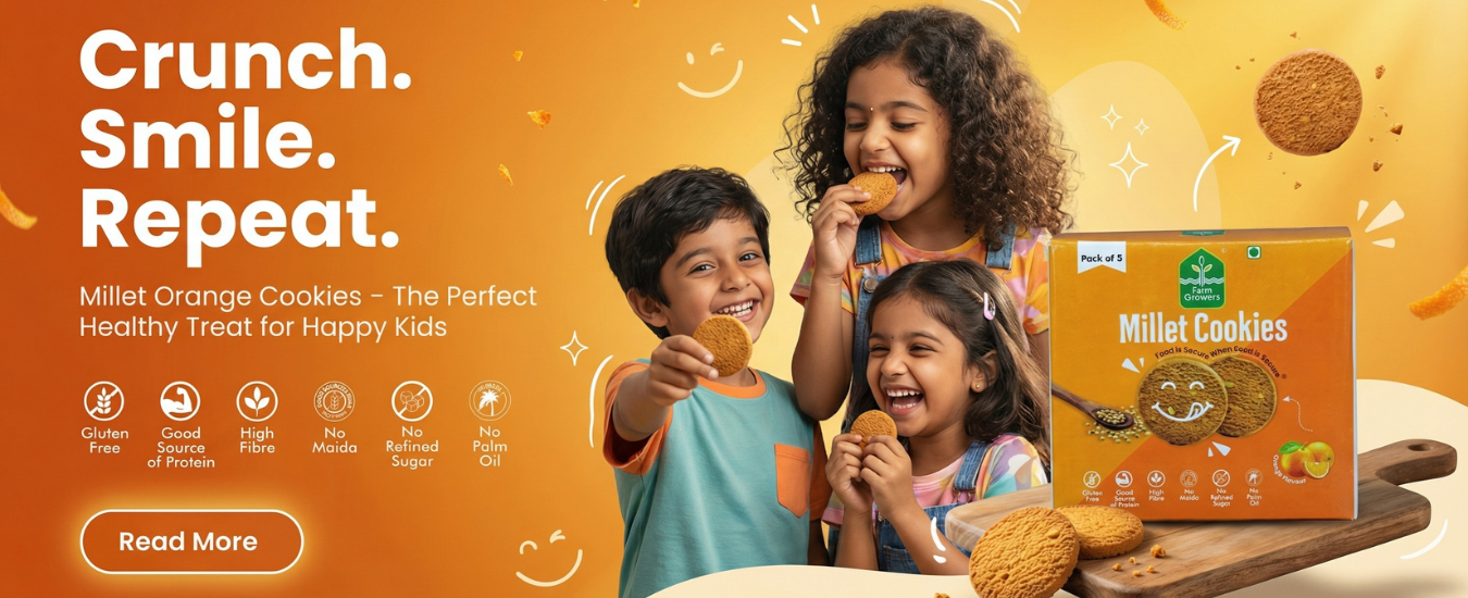 Millet Orange Cookies – The Perfect Healthy Treat for Happy Kids