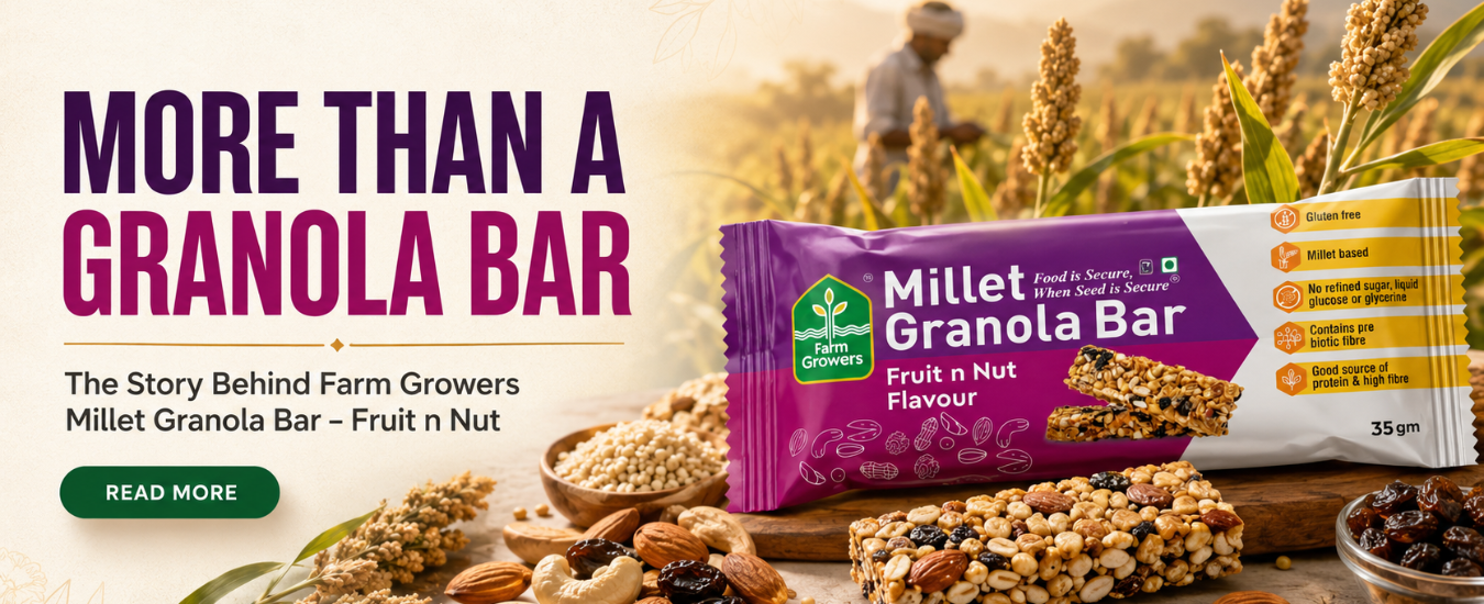 More Than a Granola Bar: The Story Behind Farm Growers Millet Granola Bar – Fruit n Nut