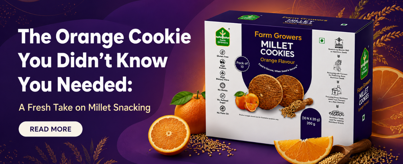 The Orange Cookie You Didn’t Know You Needed: A Fresh Take on Millet Snacking