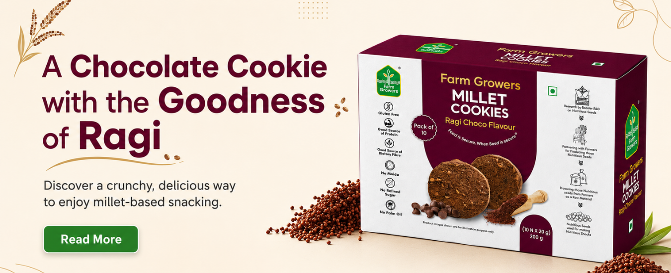 A Chocolate Cookie with the Goodness of Ragi