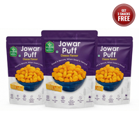 Healthy Millet Jowar Puffs - Cheese - 40 gm x 3