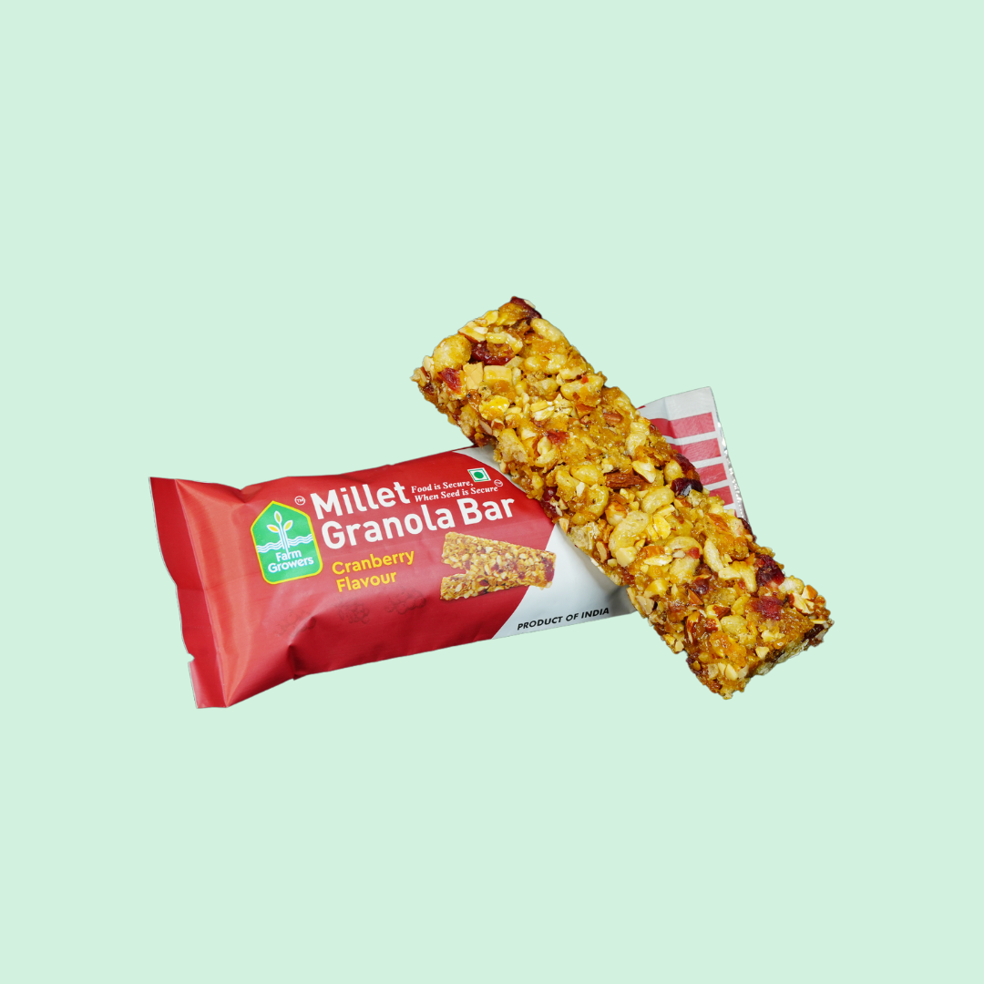 Crunchy Millet Granola Bars – Pack of 3 (105 gms)