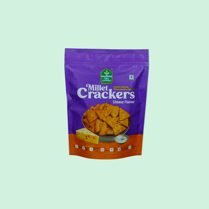 Cheese Millet Crackers - Pack of 3
