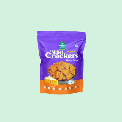 Cheese Millet Crackers - Pack of 3