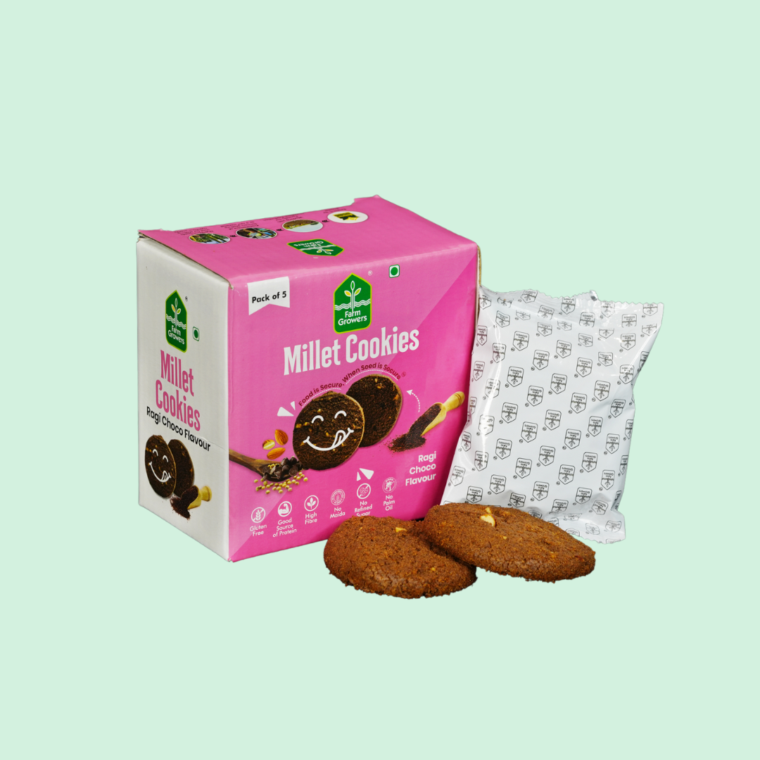 Ragi Cookies with Cocoa