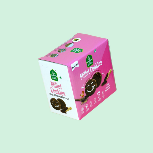 Crunchy Ragi Cookies with Cocoa – Made with Natural Millets
