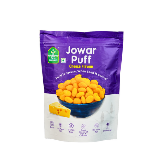 Cheese Jowar Puffs | Gluten-Free, High-Fiber | 40g