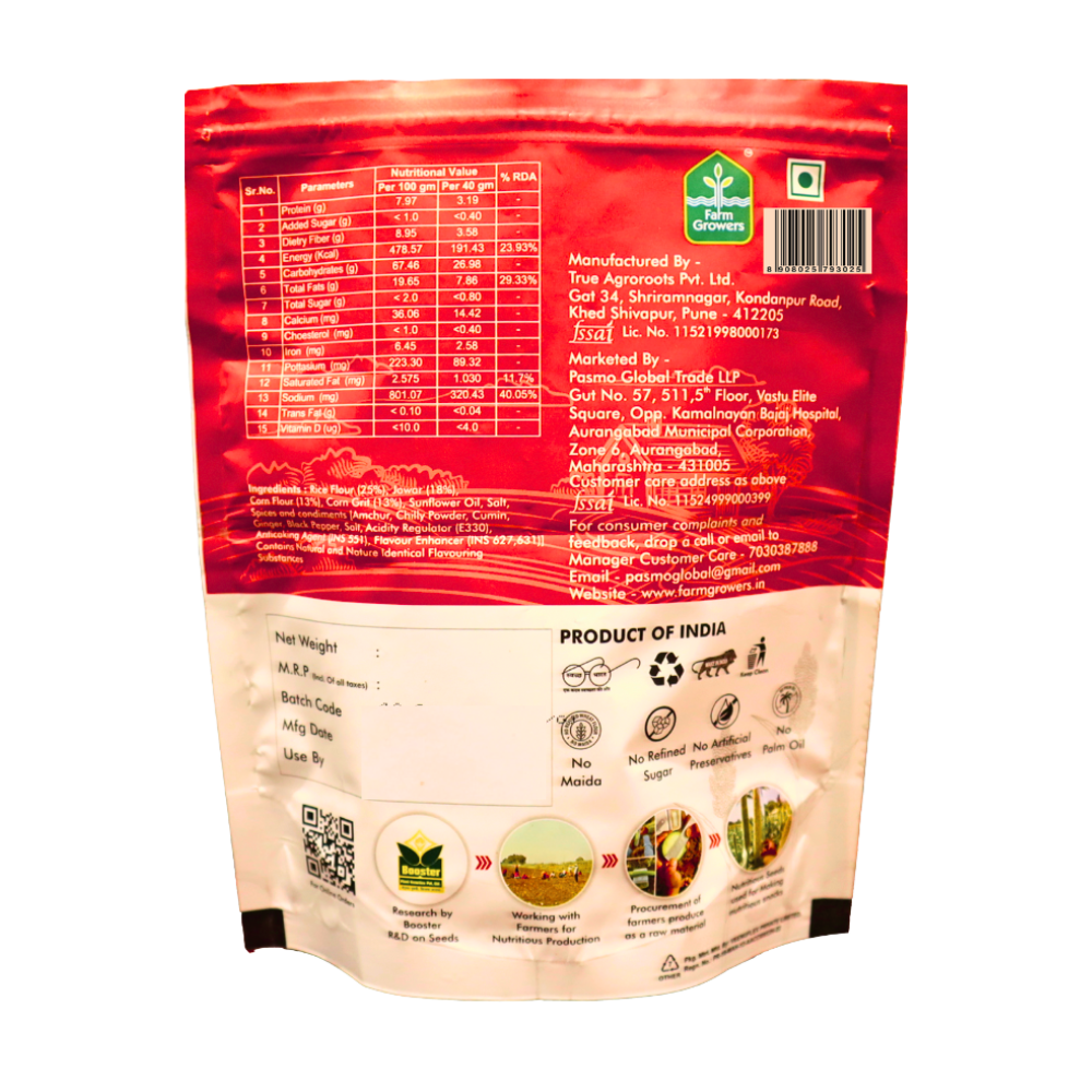 Peri Peri Masala Millet Crackers - 100gm