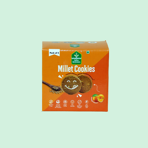 Millet Cookies - Orange Flavor - 150g