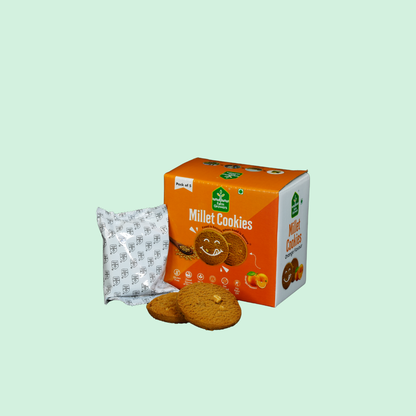 Jowar Orange Millet Cookies - Pack of 2 (300 gms)