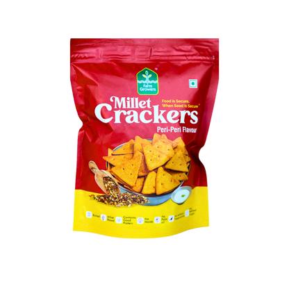 Peri Peri Masala Millet Crackers - 100gm