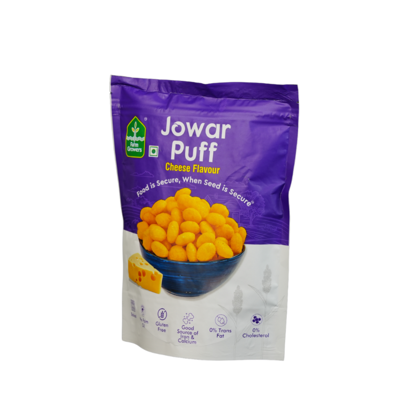 Cheese Jowar Puffs | Gluten-Free, High-Fiber | 40g