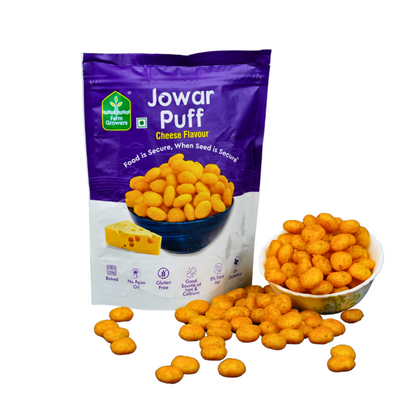 Cheese Jowar Puffs | Gluten-Free, High-Fiber | 40g