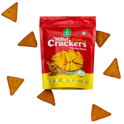 Peri Peri Masala Millet Crackers - 100gm