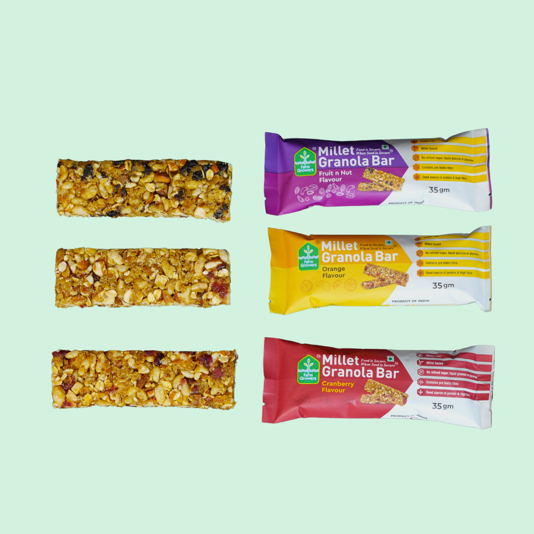 Millet granola bars