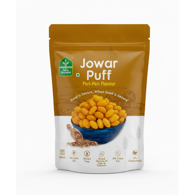 Millet Jowar Puffs - Peri Peri Flavor - 40g