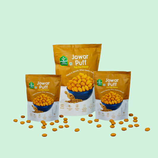 Peri Peri Jowar Puffs - Pack of 3 (120 gms)