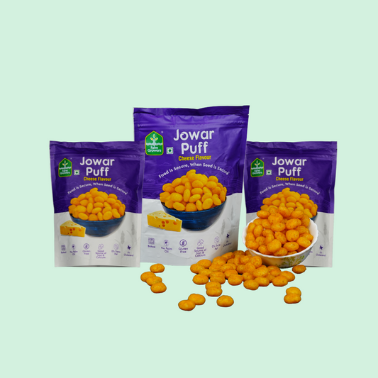 Cheese Jowar Puffs - Pack of 3 (120 gms)