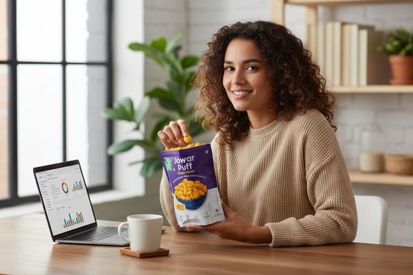 Work break essential - Cheese Jowar Puffs